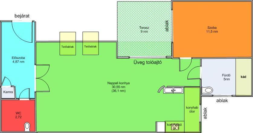 Hb Downtown Sunny Apartman Boedapest Buitenkant foto